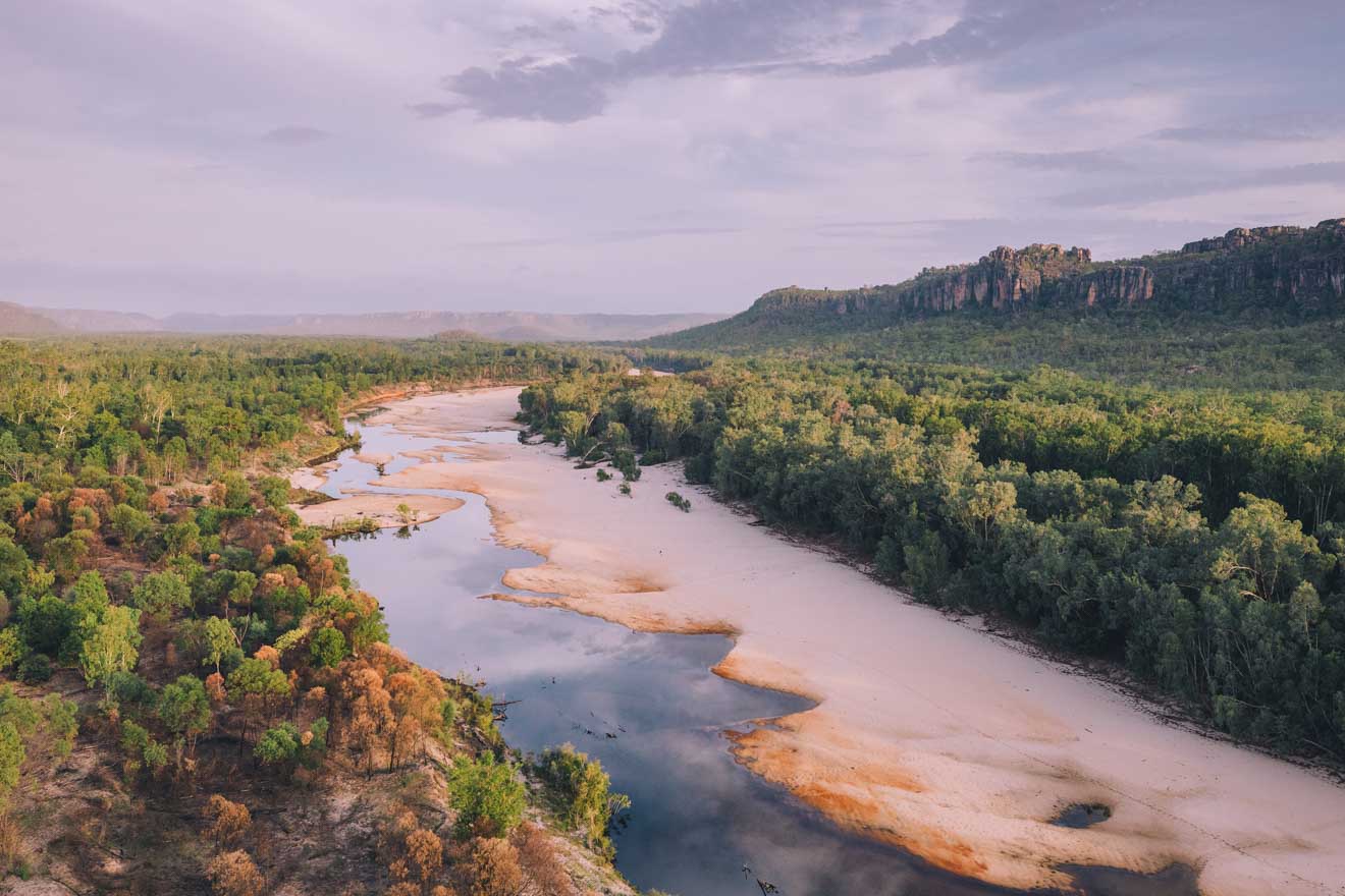 Aerial view in Arnhem Land escarpment