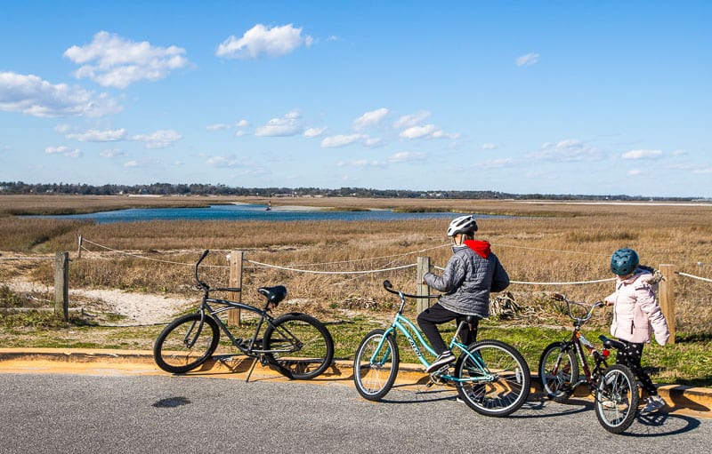 biking around Wrightsville Beach