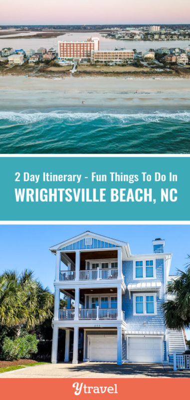 Planning a trip to visit Wrightsville Beach in North Carolina? Here is a 2 day itinerary including tips on what to see and do, what to eat, and where to stay. Don't visit North Carolina for a beach vacation before reading these travel tips for Wrightsville Beach NC