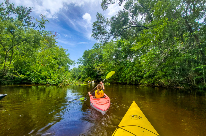 Kayak the Slave Canal, Monticelloa, Florida