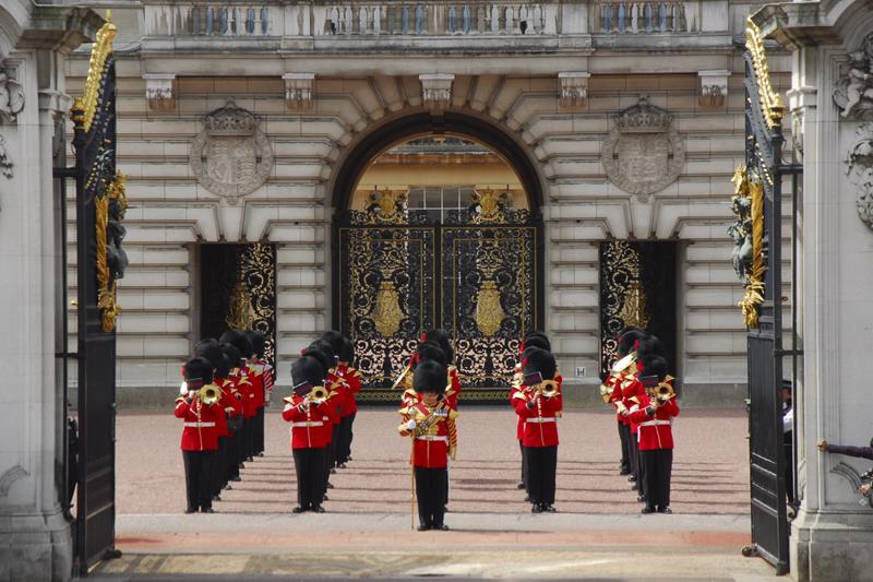 Changing of the Queen's guard - Buckingham Palace, London, England, UK