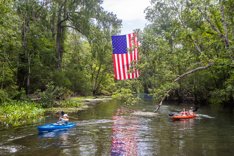 Airboat ride on the Wacissa River, Florida