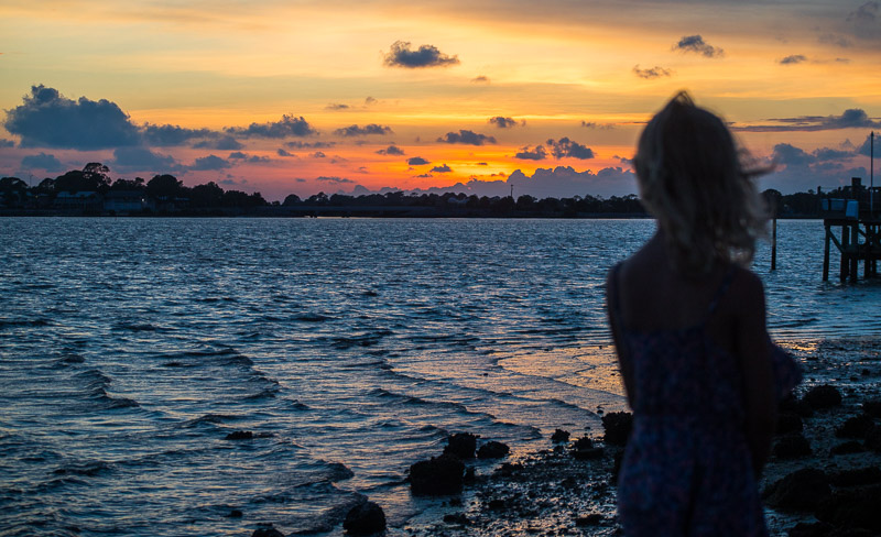 Cedar Key, Florida sunset