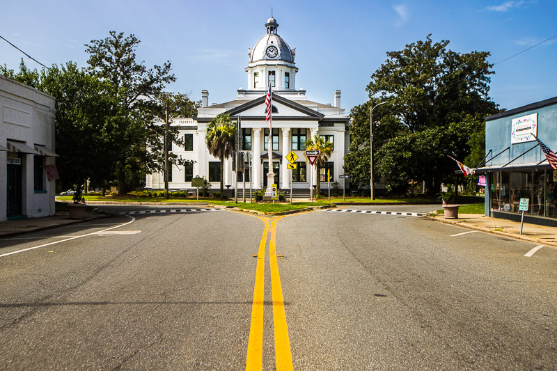 Dowtown Monticello, Florida