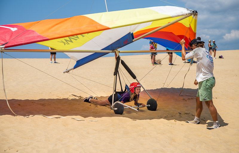 Hang Gliding at Jockey's Ridge State Park, Outer Banks, NC