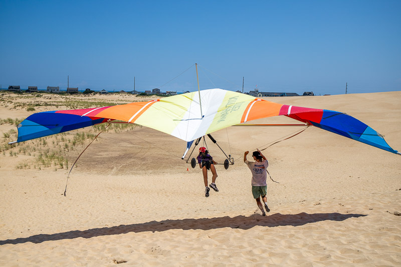 Hang Gliding at Jockey's Ridge State Park, Outer Banks, NC