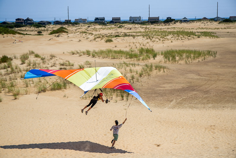 Hang Gliding at Jockey's Ridge State Park, Outer Banks, NC