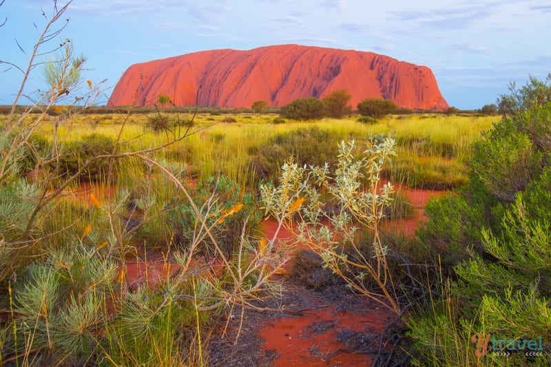 Sunset at Uluru in the Red Centre of Australia