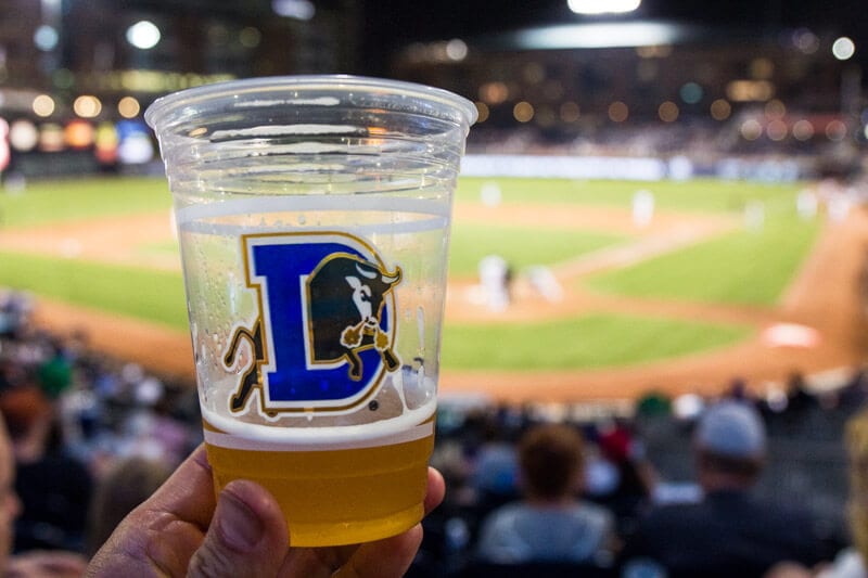 Durham Bulls baseball game Durham NC