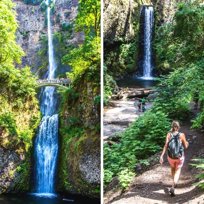 Multnomah Falls, Oregon. One of the best things to see in Oregon