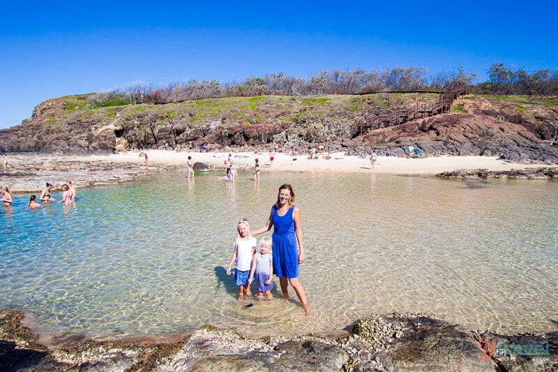 Champagne Pools - one of the best things to do on Fraser Island