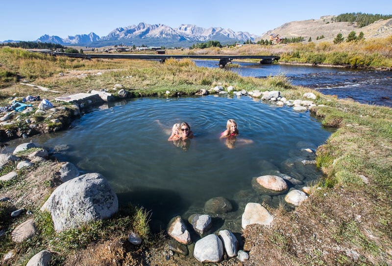 Salmon River hot springs