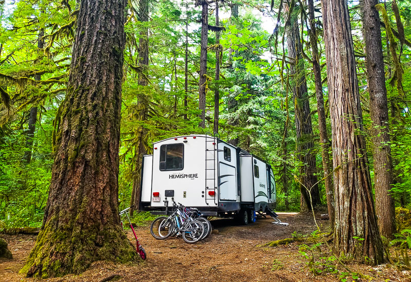 Paradise Campground, Mackenzie River Valley