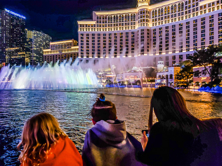 The Bellagio Fountains, Vegas