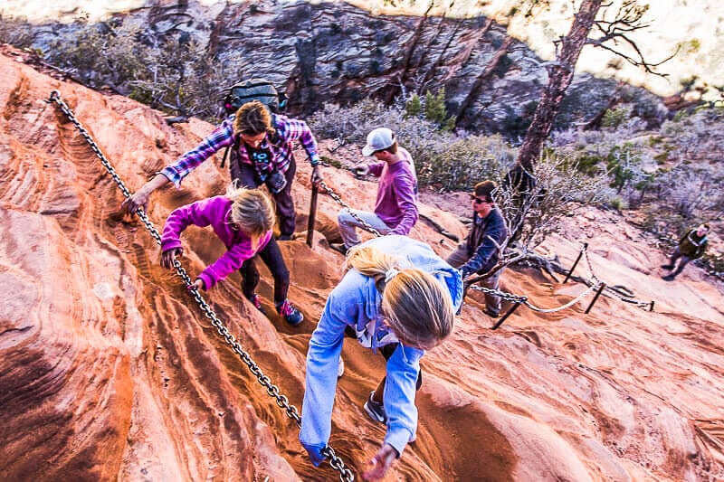 angels landing hike zion