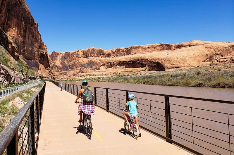 bike riding Moab Utah