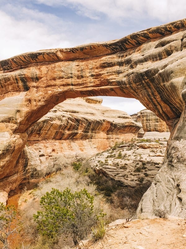 natural bridges national monument Sipapu bridge hike (1)