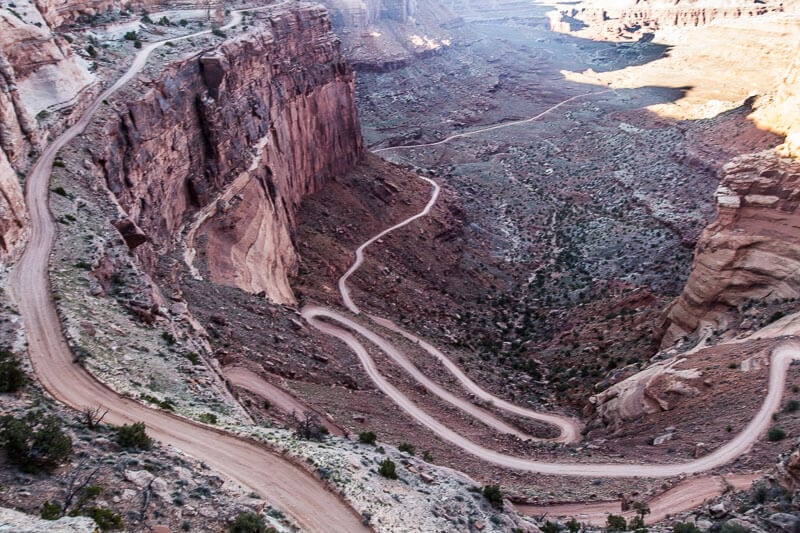 shafer canyon trail canyonlands utah