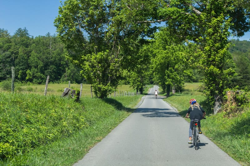 Cades Cove Tennessee bike ride