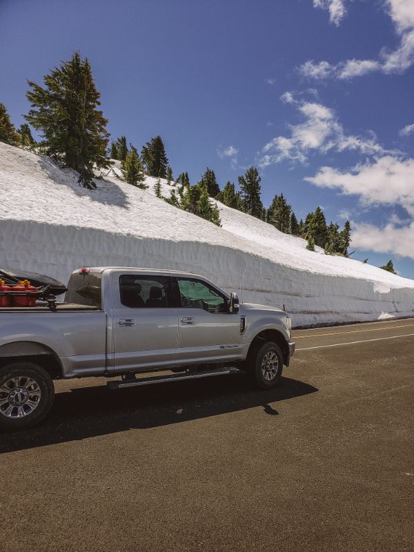 crater lake national park winter