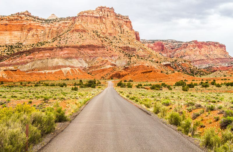 The Capitol Reef Scenic Drive