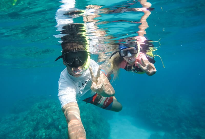 snorkeling in Hawaii