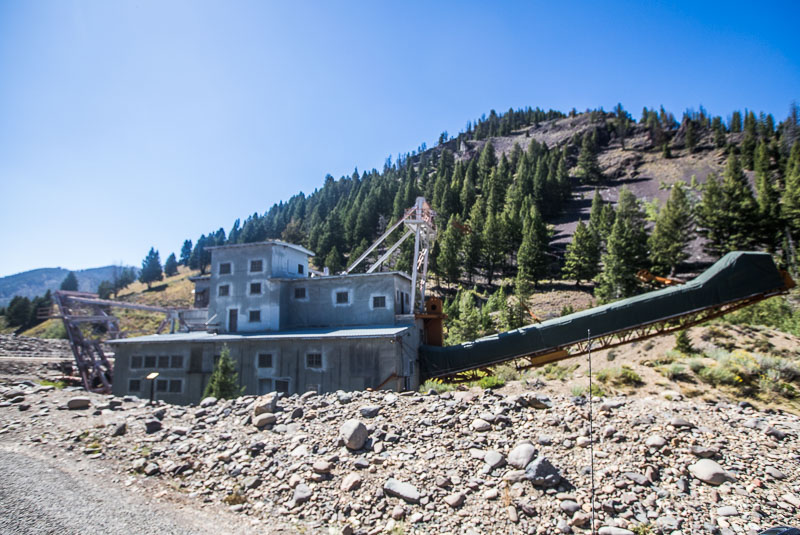 Yankee fork gold mining dredge