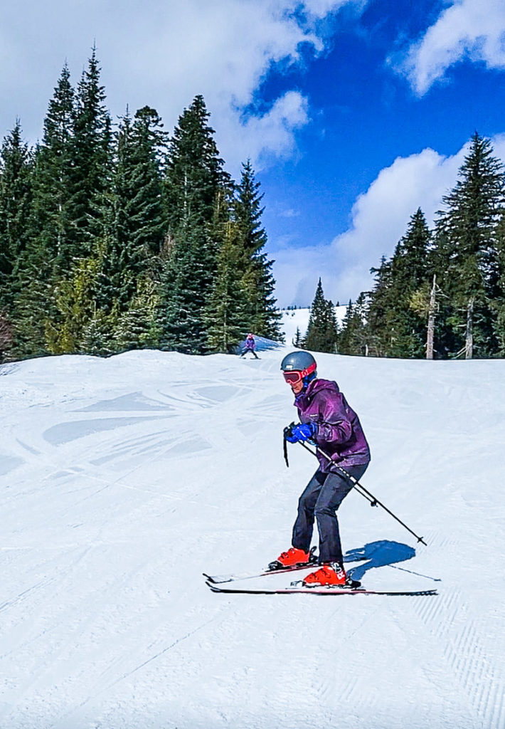 Learning to ski at Schweitzer