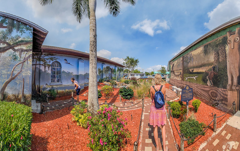 Layers of Time + Birding Mural in Lake Placid, Florida