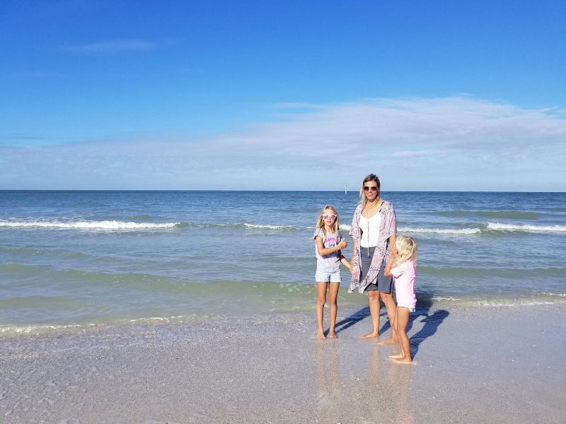 Clearwater beach with kids