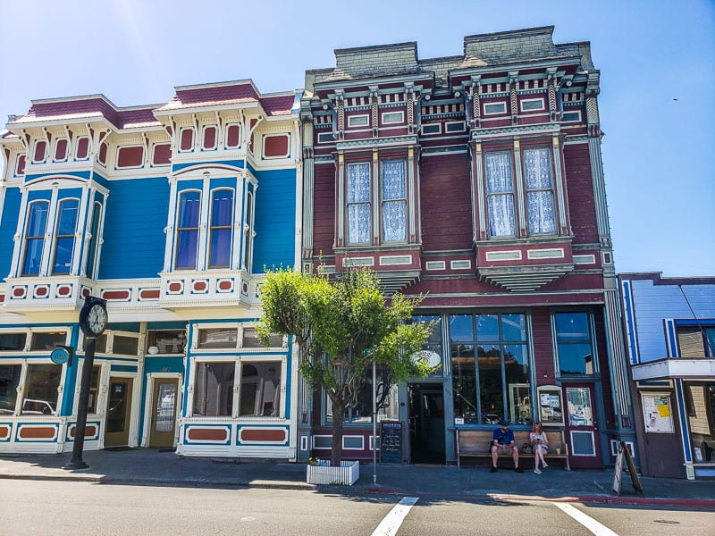 Shop fronts in Ferndale