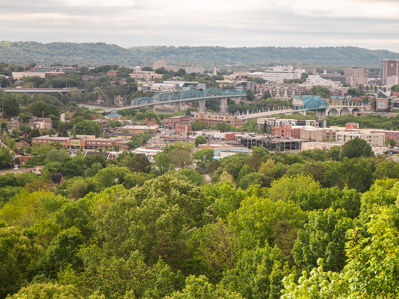 Stringers PArk Downtown Chattanooga views