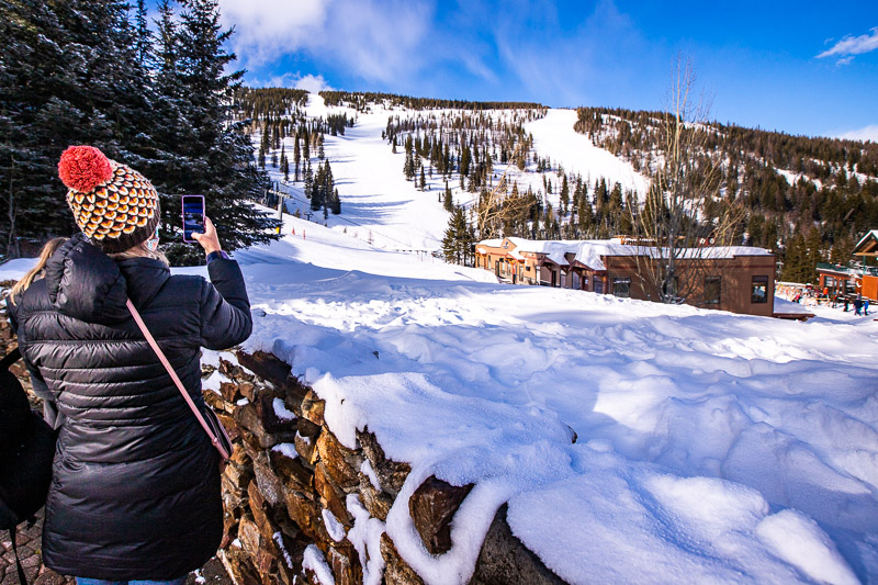 Taking in the scenery at Schweitzer