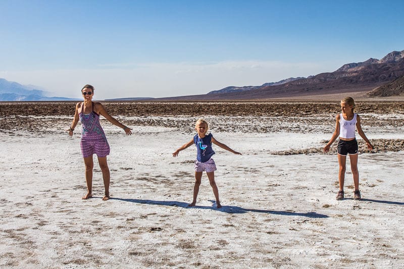 Badwater Basin salt flats Death Valley