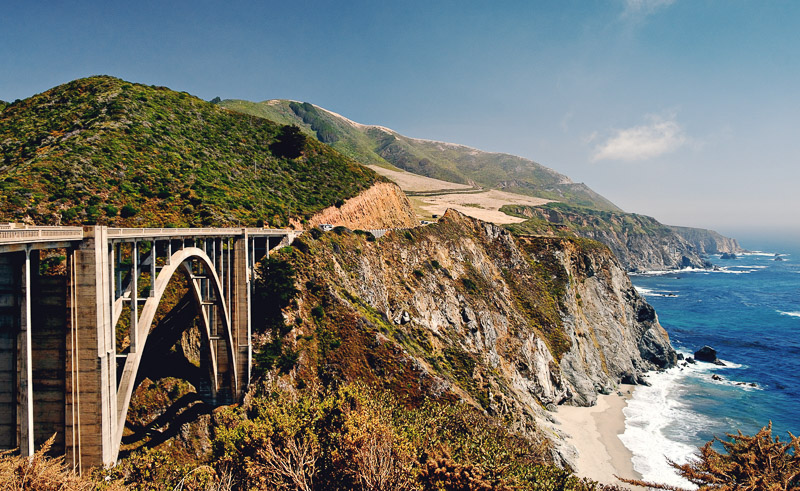 The Bixby Bridge, Big Sur, California