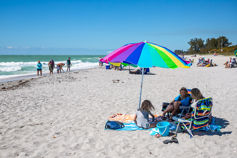 Beach time in Manasota Key Florida