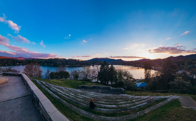 Sunset Inspiration Point Lake Junaluska