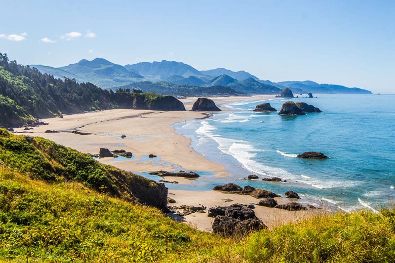 View of Cannon Beach from Ecola Point