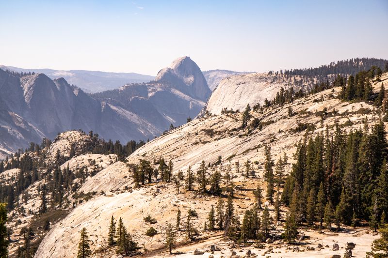 Olmsted Point Half dome view Yosemite NP