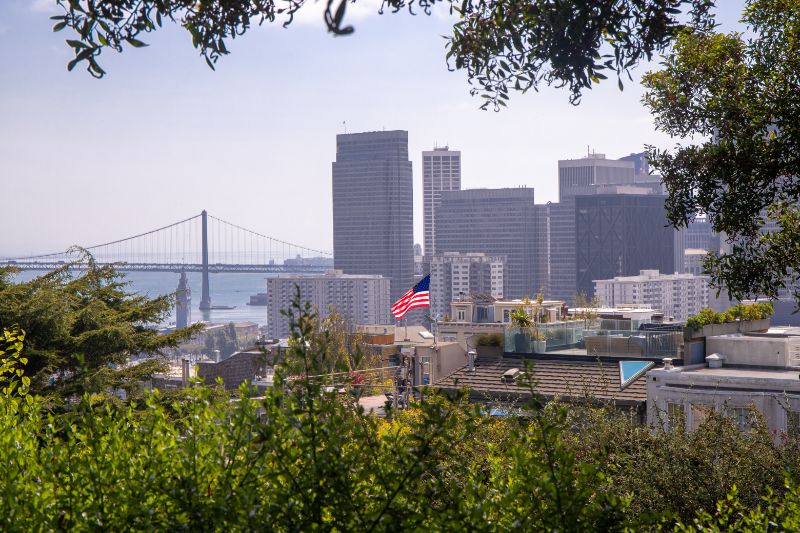 Views from Coit Tower, San Francisco