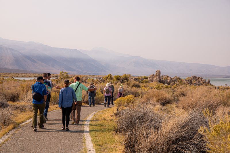 south tufa towers loop trail mono lake