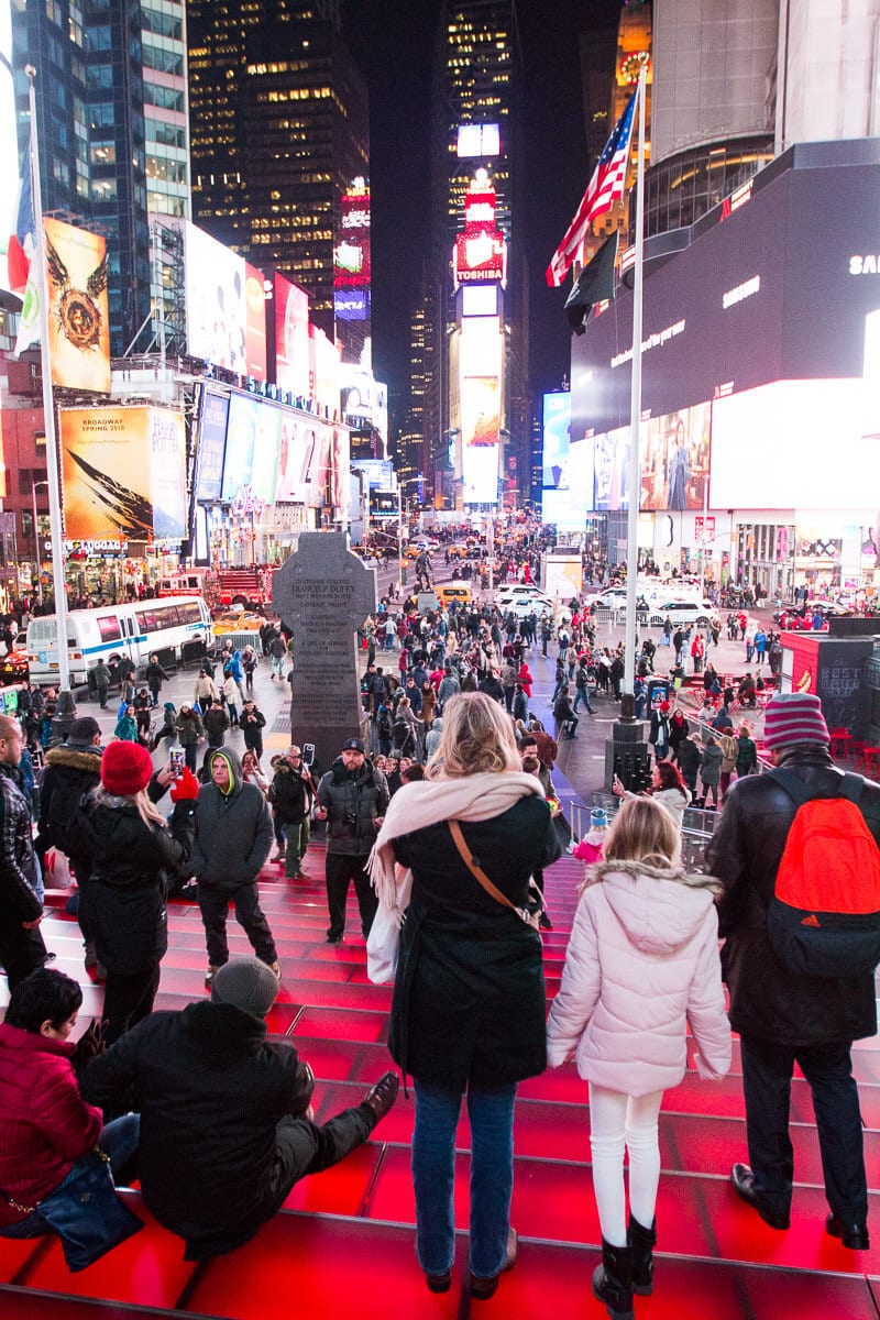 Times square New York at Christmas