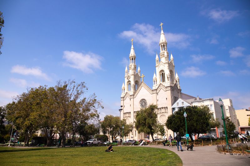 St Peter & Paul Church, Washington Square North Beach San Francisco