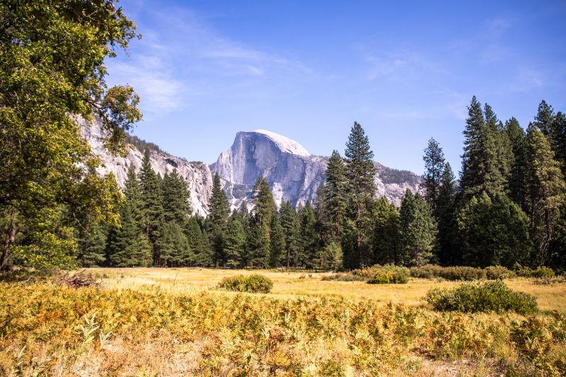 yosemite valley half dome views