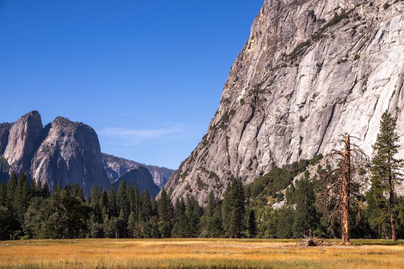 cathedral rock view yosemite