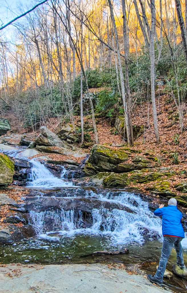 Hike Crab Orchard Falls, North Carolina