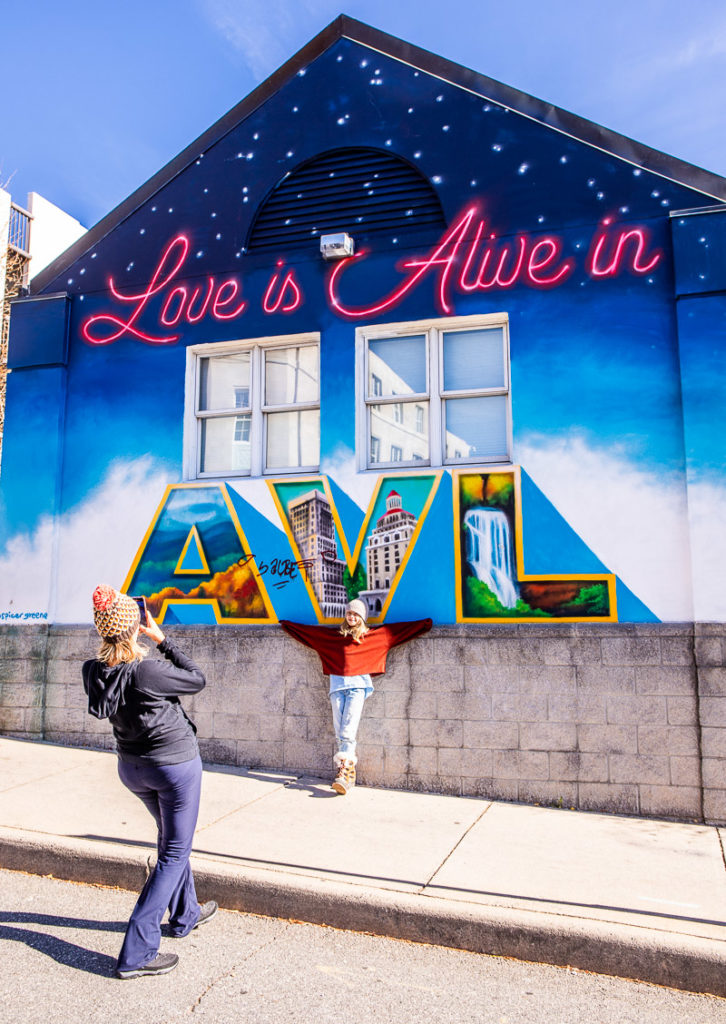 Mural in Downtown Asheville, North Carolina