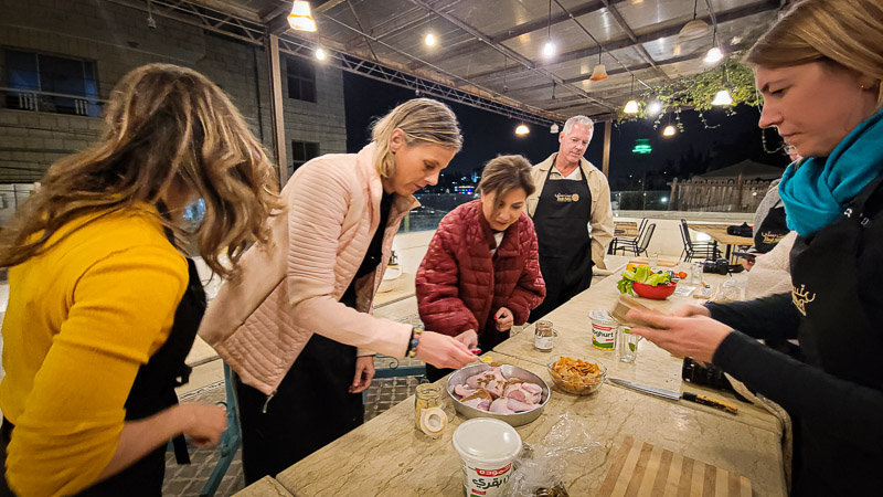 group Cooking class in Amman Jordan