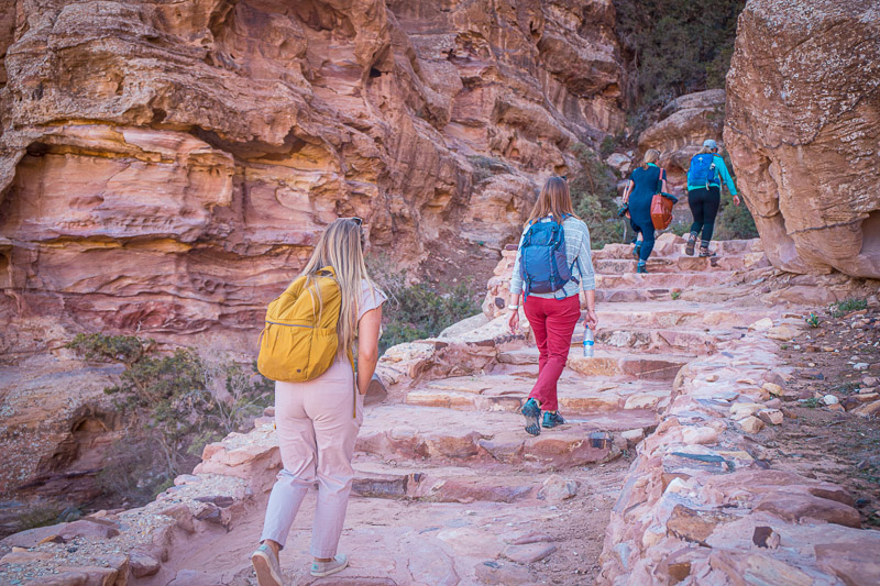 back door hike into petra