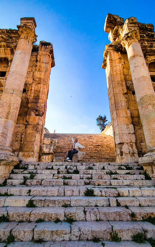 the ruins temple of dionysius